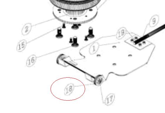 T08103A/18 Колесо нейлоновое